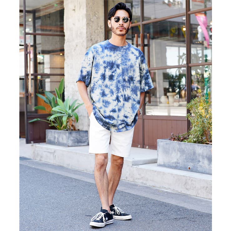 ◇タイダイオーバーTシャツ◇タイダイ染め Tシャツ メンズ[品番