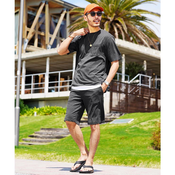 Amazon | ハーフパンツ トレーニング スラックス リラックス