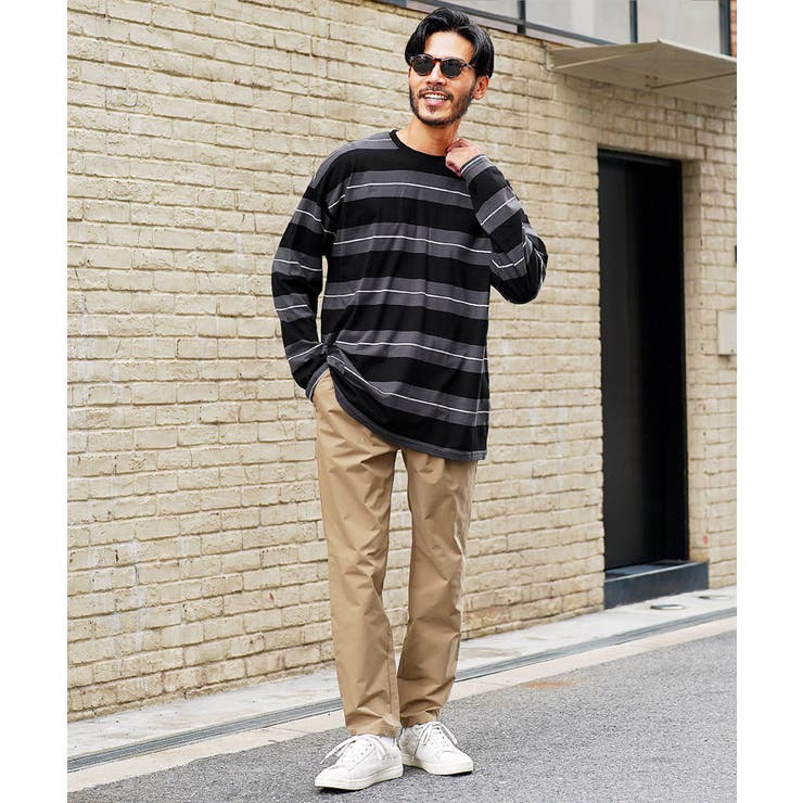 『men's』ボーダーロンT 楽天市場】ボーダー ロンt（カラーブラウン）（メンズ