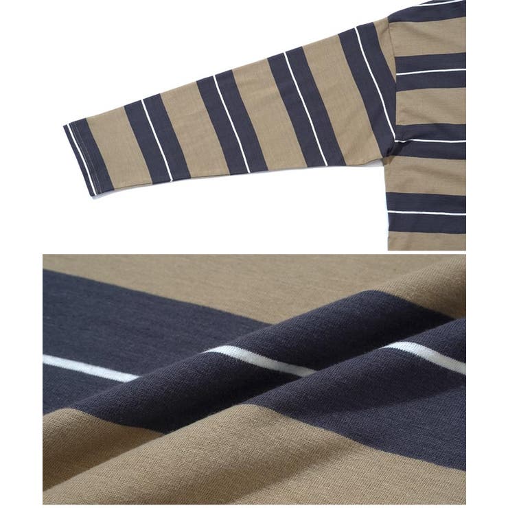 シシクイ　ボーダー　ロンT SHISHIKUI ボーダー ロンT border シシクイ - メルカリ