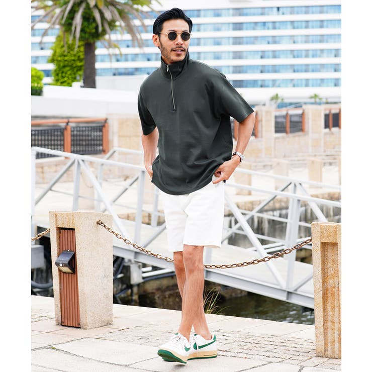 ◇ダンボールニット ハーフジッププルオーバー◇ハーフZIP Tシャツ