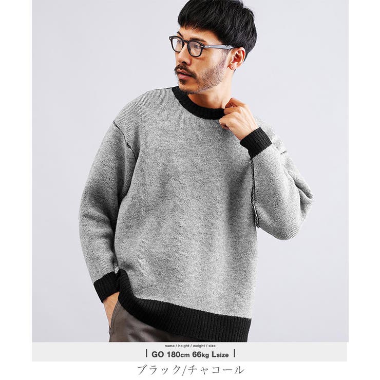 ニット クルーネック ふわもち[品番：JG000014420]｜JIGGYS SHOP