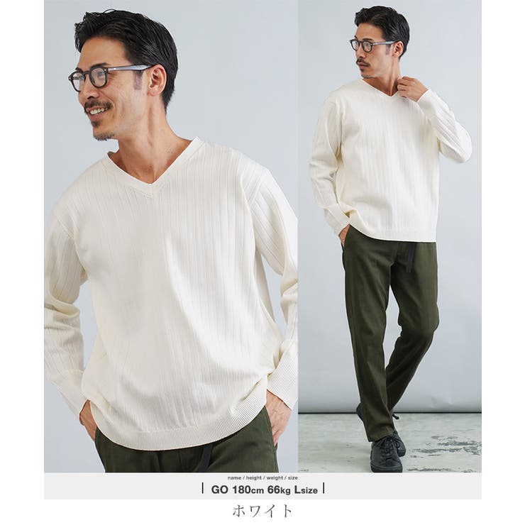 ニット セーター メンズ[品番：JG000014440]｜JIGGYS SHOP