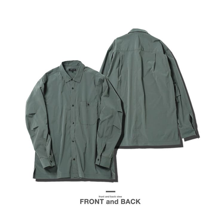 ワークシャツ メンズ◆ポリエステルタフタスナップボタンシャツ◆シンプル 無地 | JIGGYS SHOP | 詳細画像6 