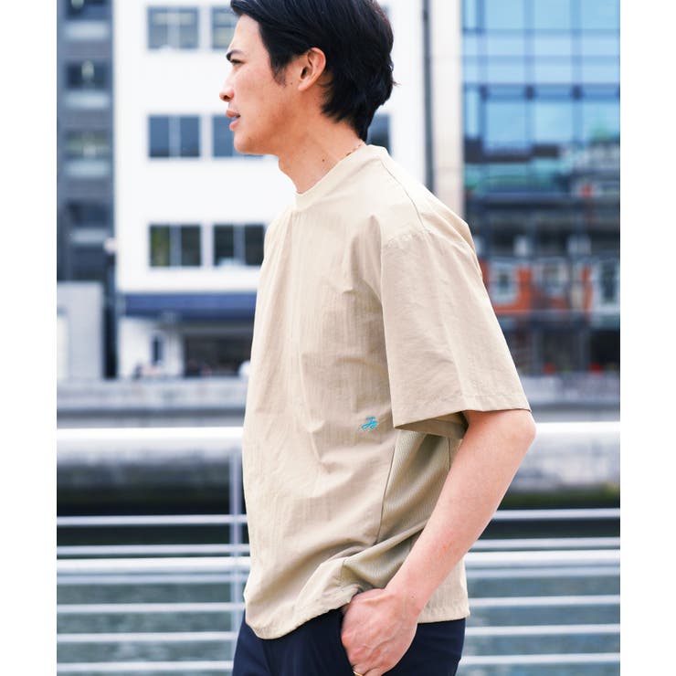 接触冷感 速乾 Tシャツ メンズ 半袖 裾ドローコード ロゴ刺繍 ワンポイント | JIGGYS SHOP | 詳細画像19 