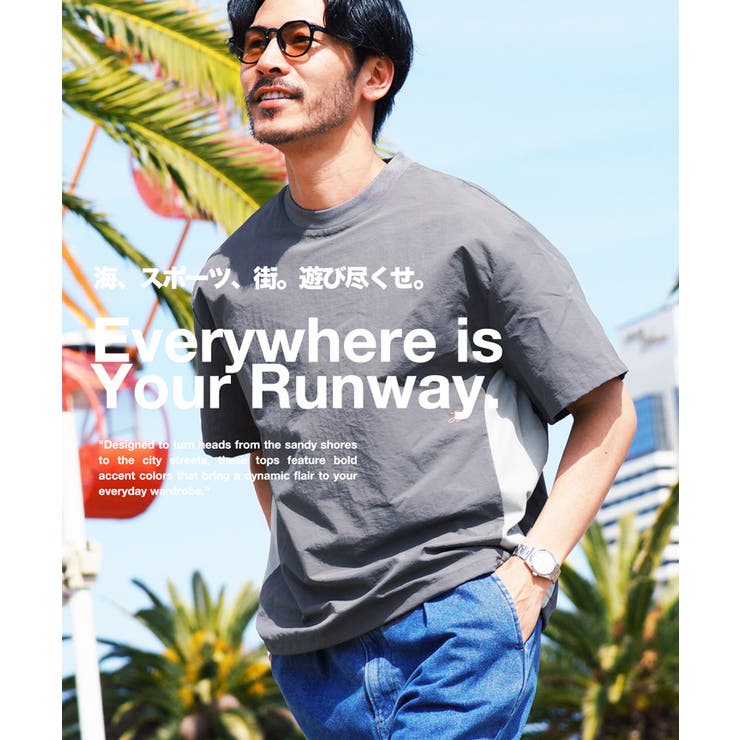 接触冷感 速乾 Tシャツ メンズ 半袖 裾ドローコード ロゴ刺繍 ワンポイント | JIGGYS SHOP | 詳細画像2 