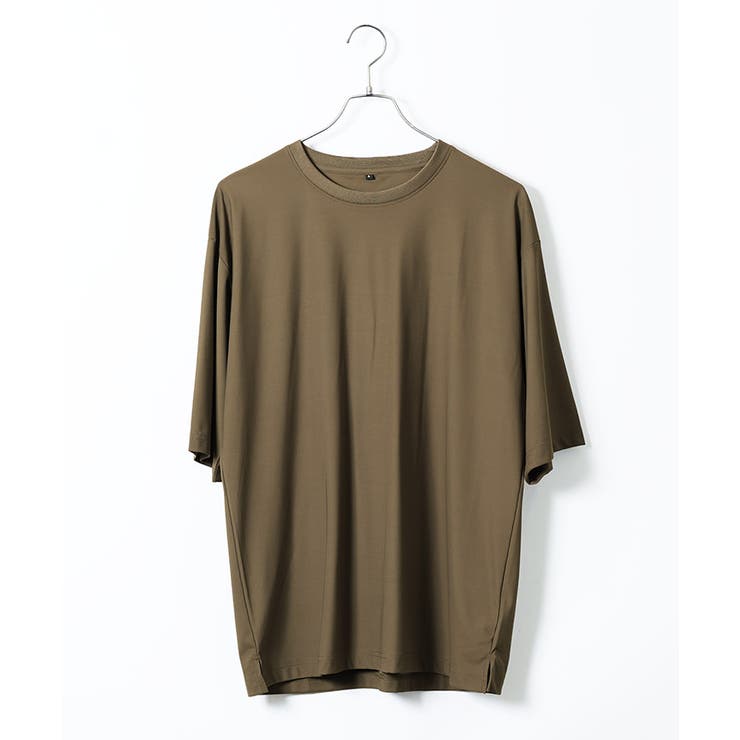 接触冷感 Q-MAX0.3 鹿の子オーパーサイズTシャツ メンズ UVカット | JIGGYS SHOP | 詳細画像8 