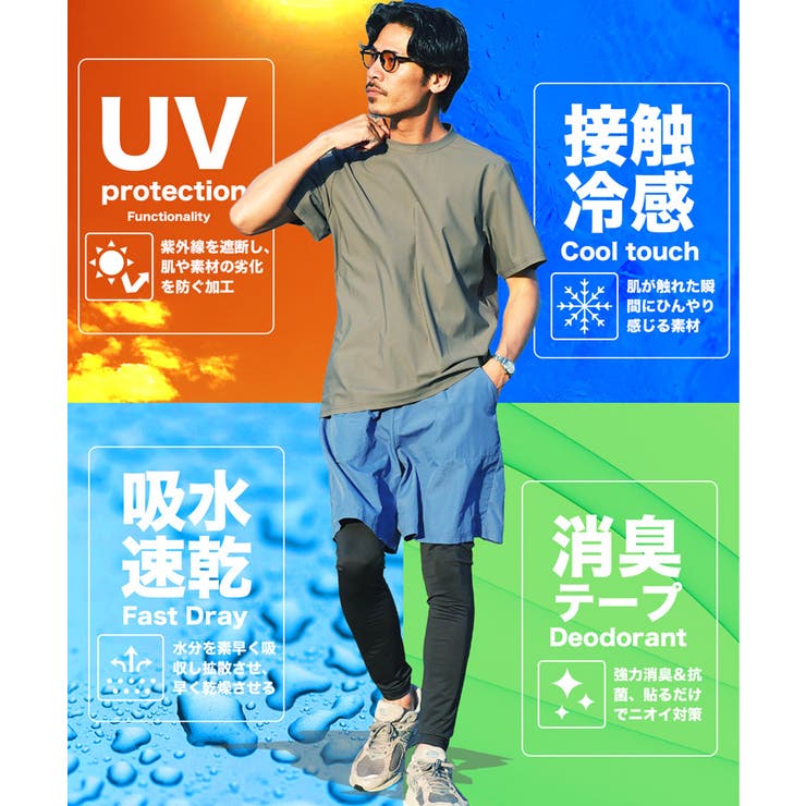南海部品コラボ 接触冷感 メンズ 半袖Tシャツ 速乾 吸湿 UVカット | JIGGYS SHOP | 詳細画像4 