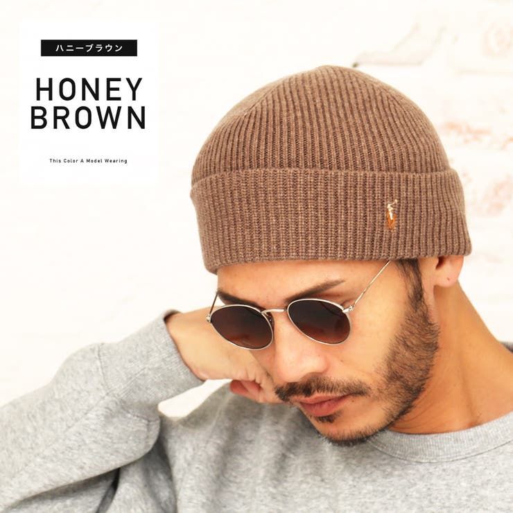 ハニーブラウン | SIGNATURE CUFF HAT ニット帽 | JIGGYS SHOP