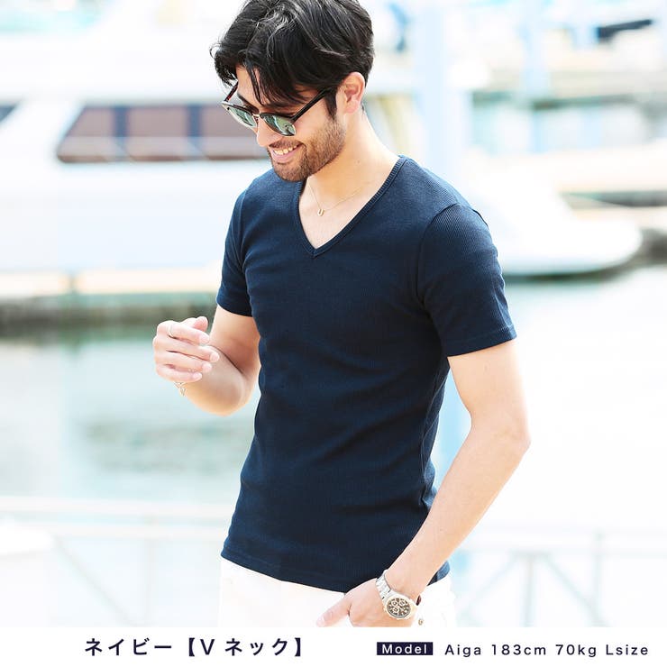 Roshell Vネックワッフルt サーマル 品番 Jg Jiggys Shop ジギーズショップ のメンズ ファッション通販 Shoplist ショップリスト