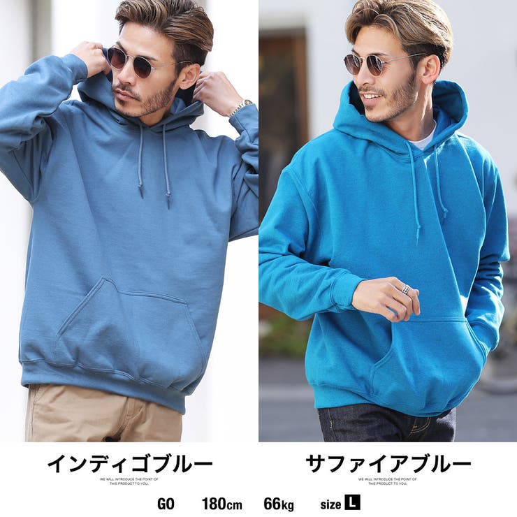 パーカー 秋 服 韓国◇8oz 裏起毛オーバーサイズプルオーバー