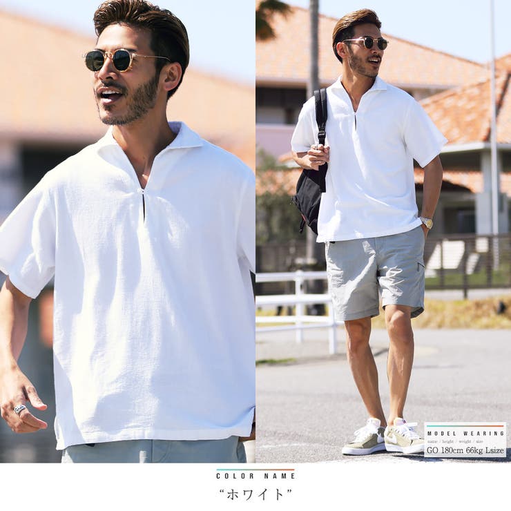韓国 メンズ シャツ 綿麻パナマ織スキッパーシャツ 品番 Jg Jiggys Shop ジギーズショップ のメンズファッション通販 Shoplist ショップリスト