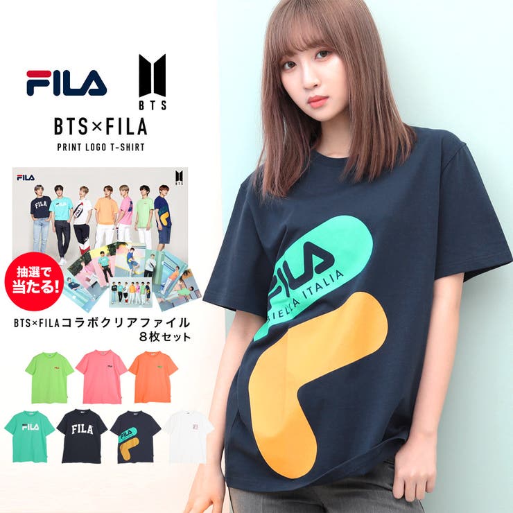 韓国 Tシャツ メンズ 服 Bts Fila Tシャツ 品番 Jg G O C ジーオーシー のメンズファッション通販 Shoplist ショップリスト