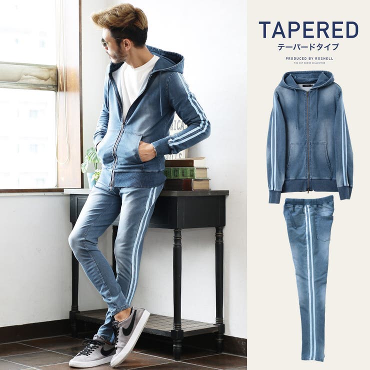 スウェットデニムセットアップ 品番 Jg Jiggys Shop ジギーズショップ のメンズ ファッション通販 Shoplist ショップリスト