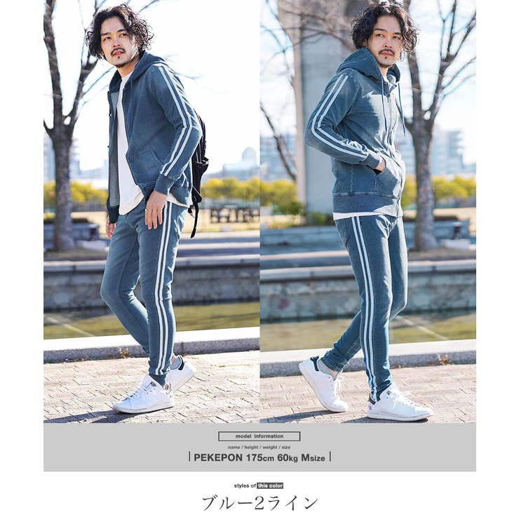 ◇スウェットデニムセットアップ◇[品番：JG000012646]｜JIGGYS