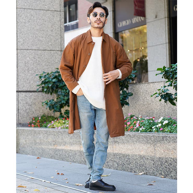 FACETASM ステンカラーコート Lサイズ ベージュ・レッド FACETASM ステンカラーコート Lサイズ ベージュ・レッド