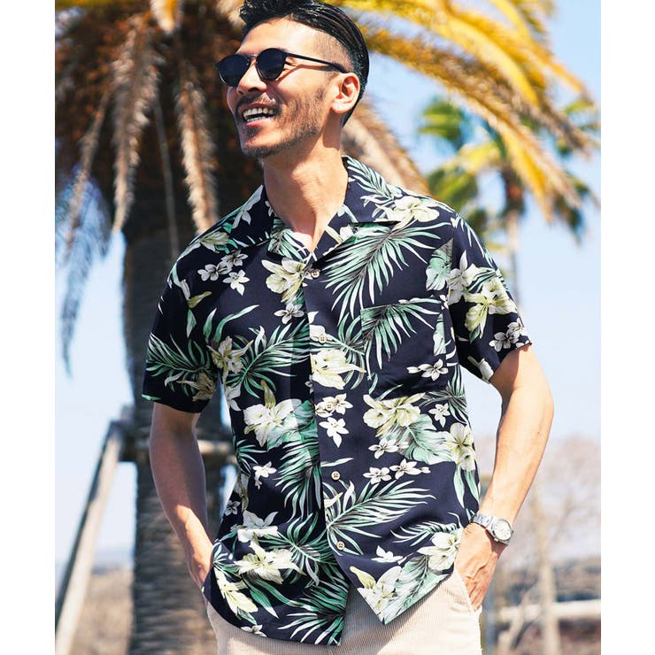休日限定 アロハシャツ SHOP シャツ[品番：JG000013246]｜JIGGYS メンズ トップス