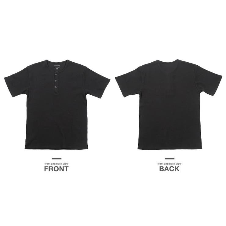 ◆ワッフルヘンリーネック半袖Tシャツ◆カットソー Tシャツ メンズ | JIGGYS SHOP | 詳細画像5 