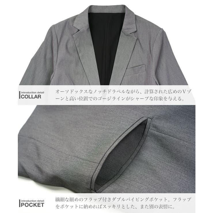 ◆TRストレッチテーラード７分袖ジャケット◆ | JIGGYS SHOP | 詳細画像8 