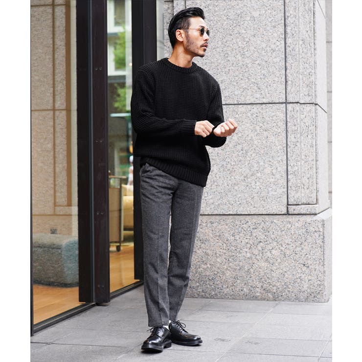 ◇ヘビーウエイトワッフルニット◇ニット セーター メンズ[品番