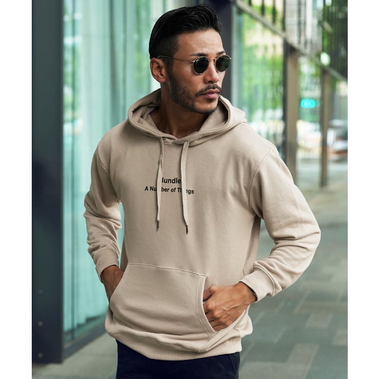 Bグレージュ | プルオーバー パーカー メンズ | JIGGYS SHOP