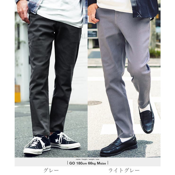 チノパン メンズ テーパードパンツ◇レギュラーテーパード