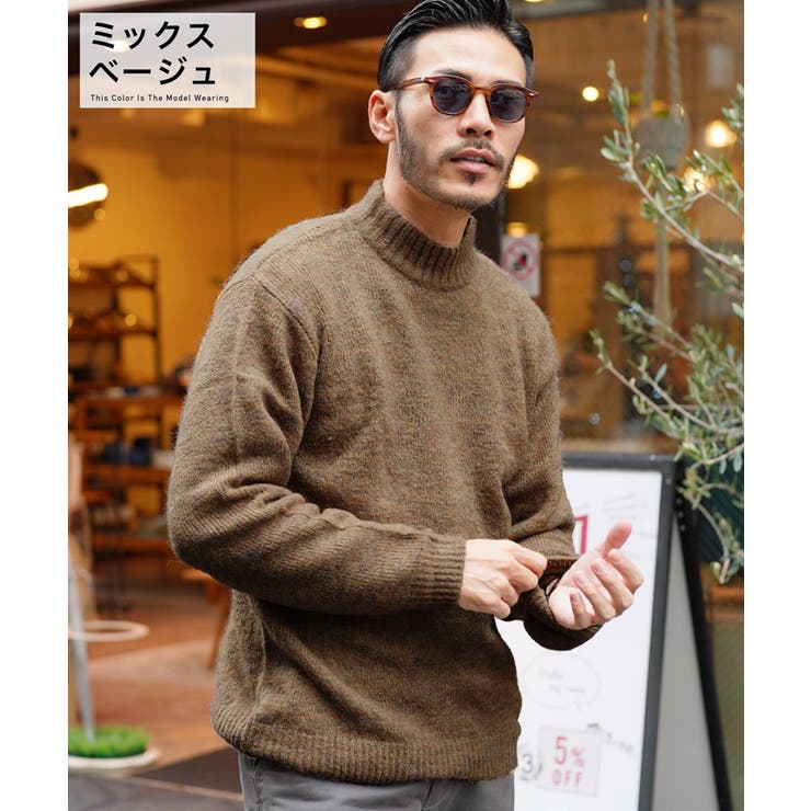 エックスレイ メンズ ニット・セーター アウター Turtleneck Pullover