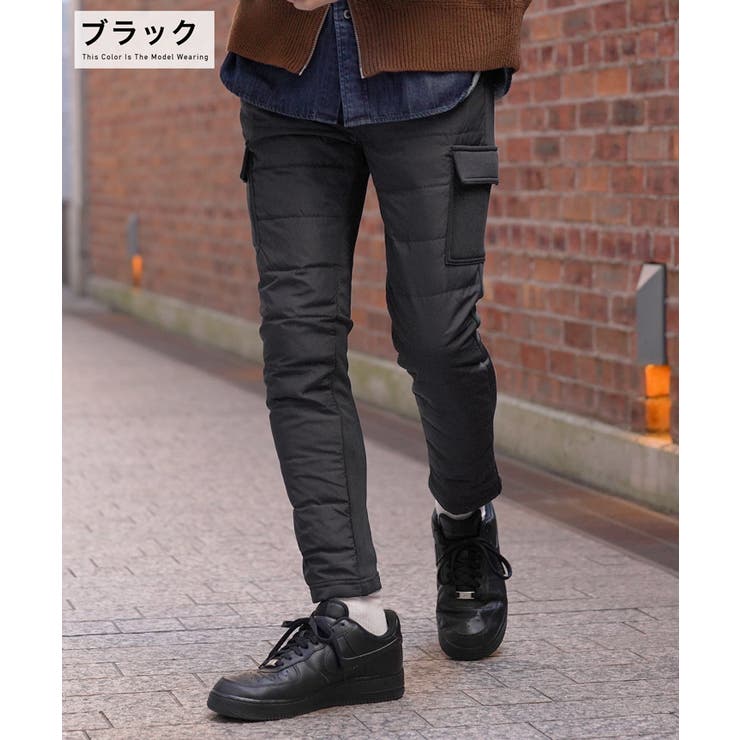 ◇ダウンカーゴパンツ◇ダウンパンツ スキニー タイト[品番 ◇ダウンカーゴパンツ◇ダウンパンツ スキニー タイト[品番