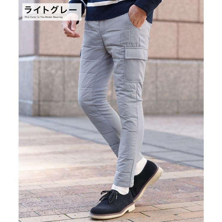 ◇ダウンカーゴパンツ◇ダウンパンツ スキニー タイト[品番 ◇ダウンカーゴパンツ◇ダウンパンツ スキニー タイト[品番