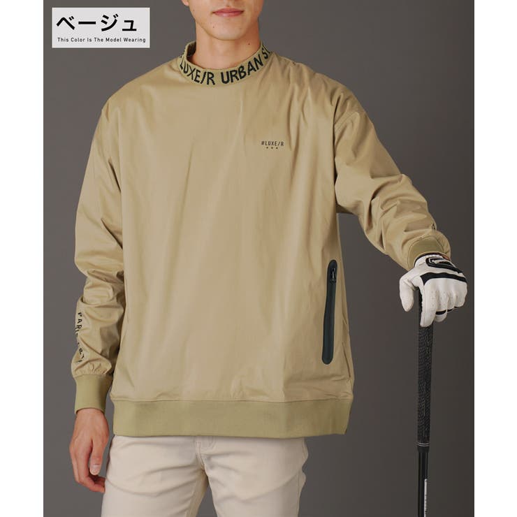 TWF49 ゴルフ　レディース　モックネック　ベージュ　カーキ　新品 TFW49 - RELAX HALF MOCKNECK T | モックネック | ベージュ