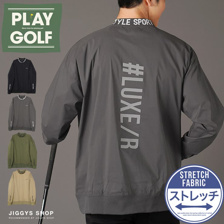 G/fore ゴルフモックネックTシャツ、ロングTシャツセット ◇ストレッチ布帛ミニモックネックロンT GOLF◇ゴルフ ゴルフウェア