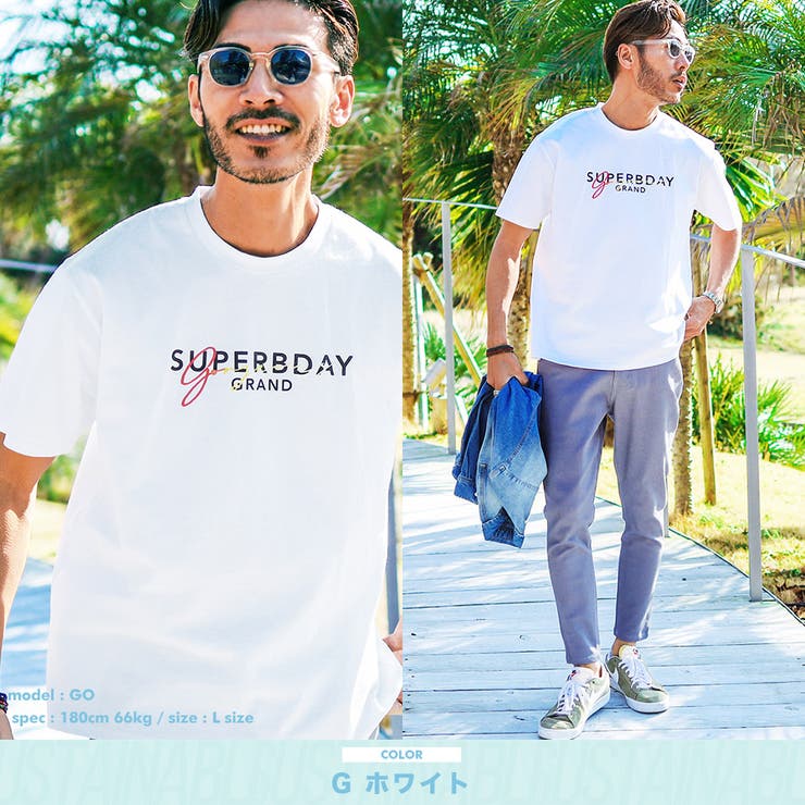 Gホワイト | Tシャツ メンズ 半袖 | JIGGYS SHOP