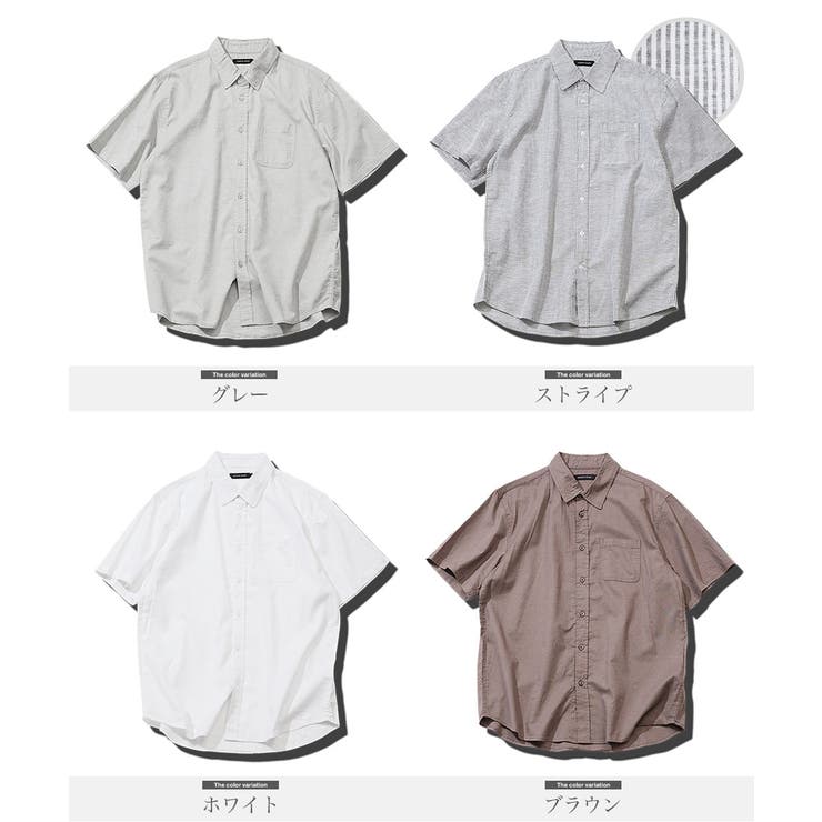 ◇綿麻ストレッチレギュラー半袖シャツ◇綿麻シャツ レギュラー