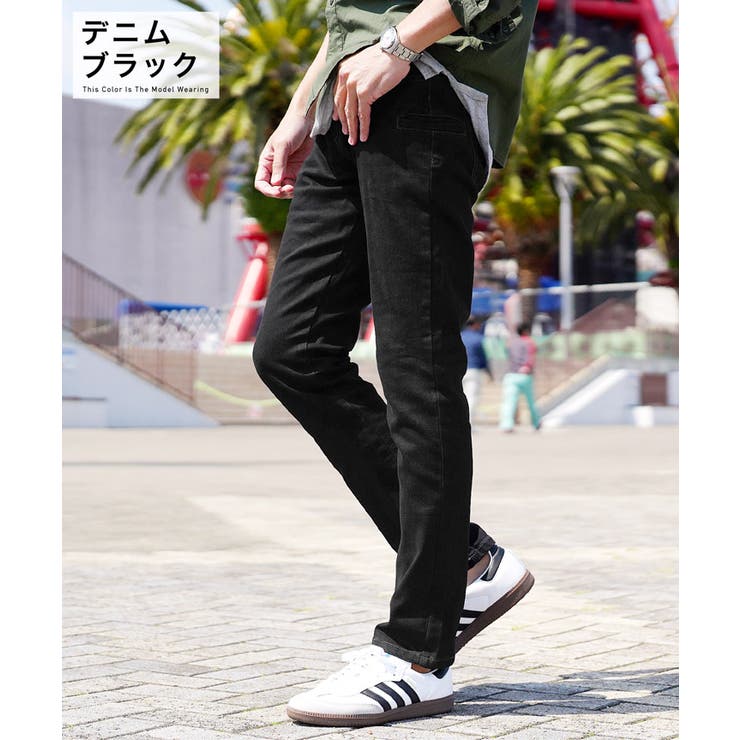 ◇スマホポケット付き ストレッチデニム◇デニム ジーンズ[品番