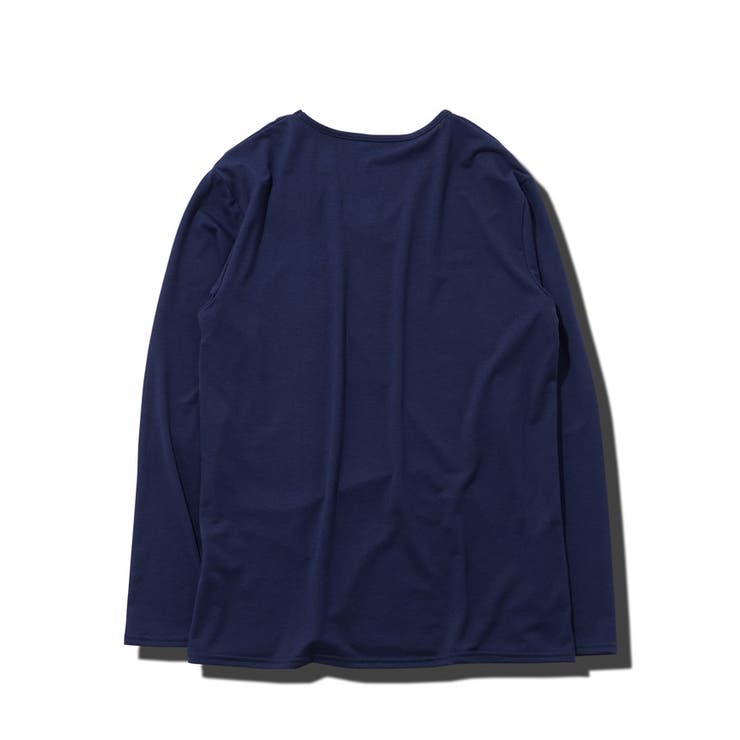 ◆ストレッチVネック無地長袖Tシャツ◆ロンT メンズ Tシャツ | JIGGYS SHOP | 詳細画像4 