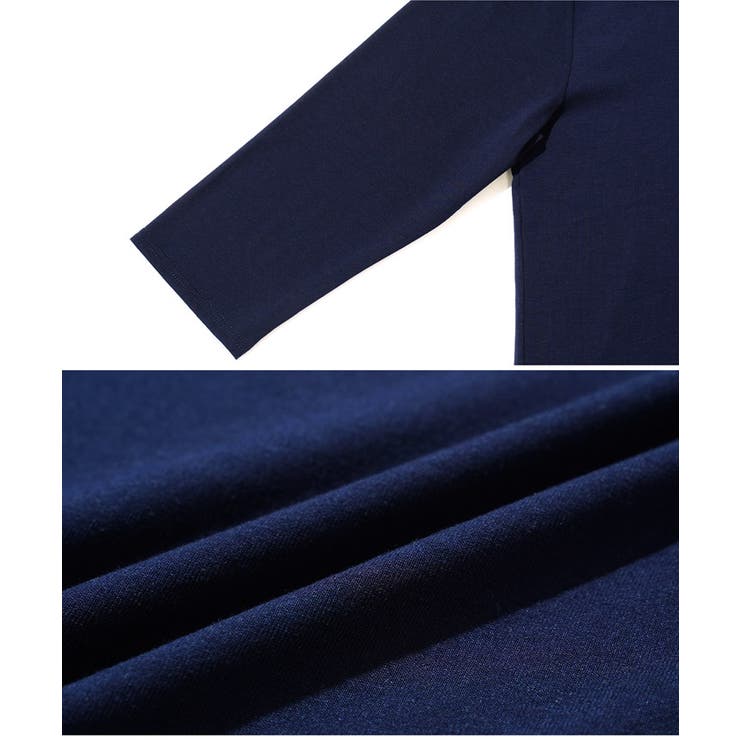 Tシャツ 7分袖◆ストレッチクルーネック 無地７分袖Tシャツ◆七分袖 | JIGGYS SHOP | 詳細画像8 