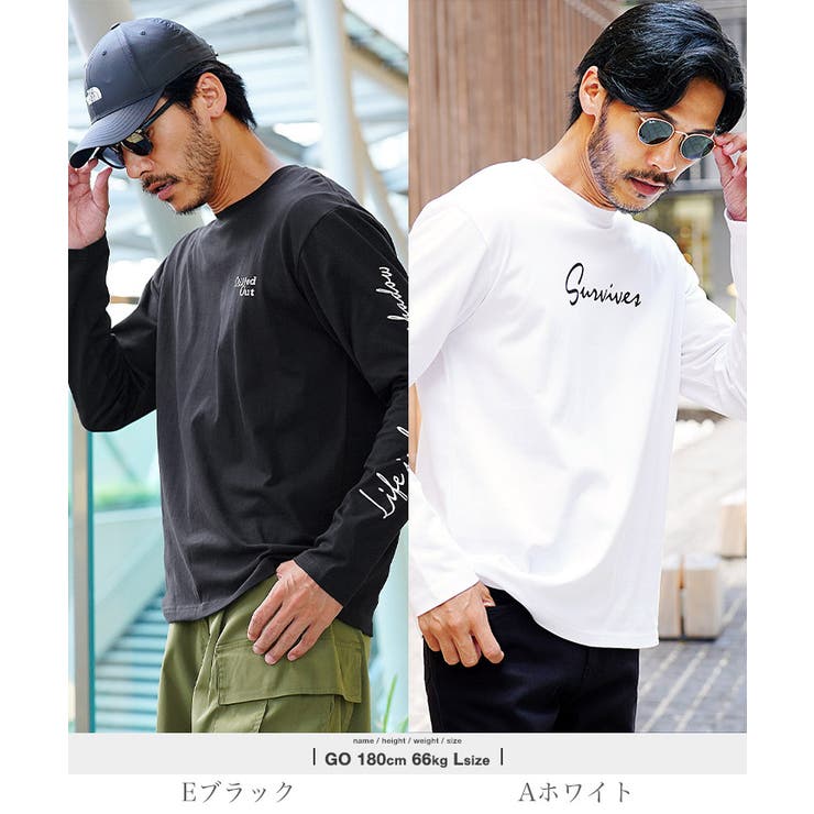 スペシャル特典 ロンT メンズ 長袖Tシャツ◇[品番：JG000014332]｜JIGGYS SHOP トップス