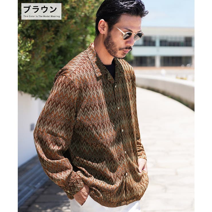 Amavel グレーサーカス長袖シャツ F Amavel グレーサーカス長袖シャツ F