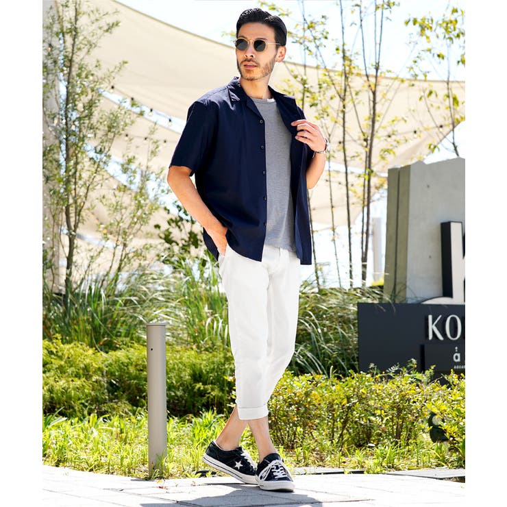◇カラークロップドパンツ◇クロップドパンツ メンズ 7分丈[品番