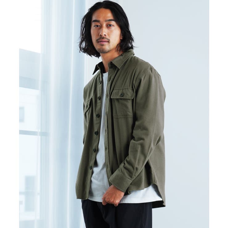 ネルシャツ メンズ 無地[品番：JG000014377]｜JIGGYS SHOP（ジギーズショップ）のメンズ ファッション通販｜SHOPLIST（ショップリスト）