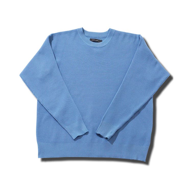 クルーネック ニット アゼ編み[品番：JG000014340]｜JIGGYS SHOP