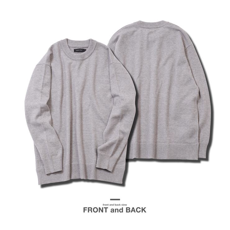 クルーネック ニット セーター[品番：JG000014358]｜JIGGYS SHOP