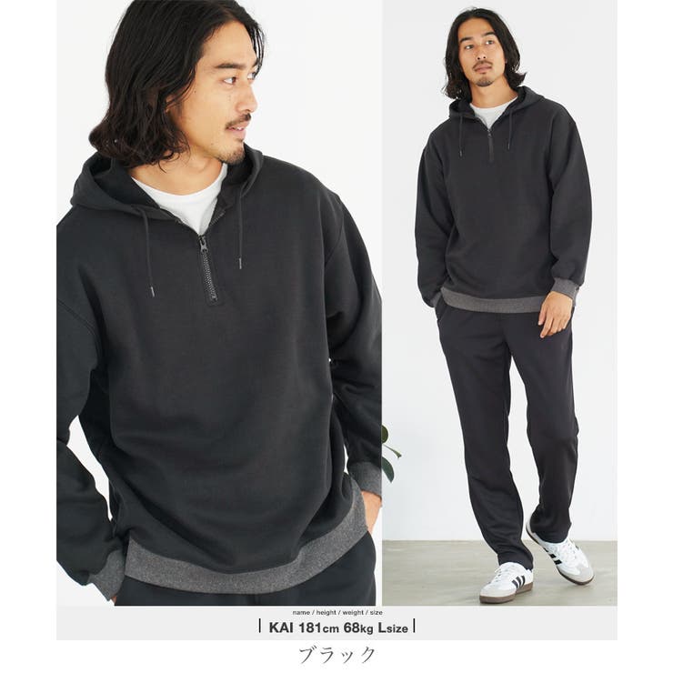 【10％OFF】 裏起毛 プルオーバー ハーフジップ[品番：JG000014396]｜JIGGYS レディースウェア