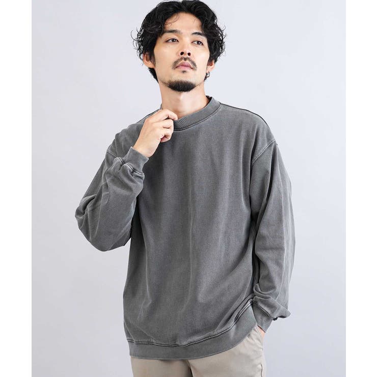 OY/ピグメント/スウェット/トレーナー/カッティング OY（オーワイ）の「カッティングピグメントトレーナーMTM