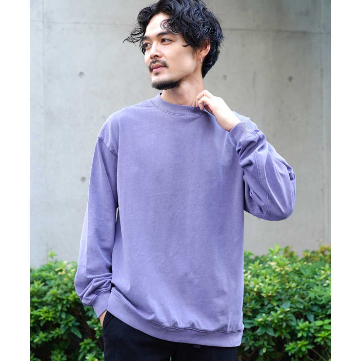 スウェット トレーナー メンズ◇ピグメント加工[品番