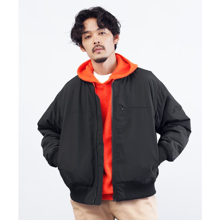 楽天市場】中綿入り MA-1 メンズ ジャケット アウター フライト