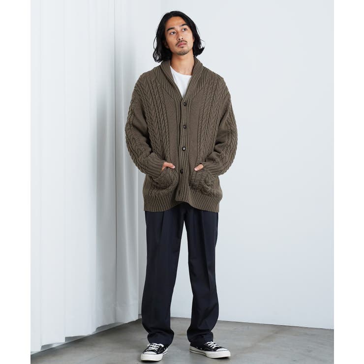 ショールカラー カーディガン メンズ[品番：JG000014359]｜JIGGYS  SHOP（ジギーズショップ）のメンズファッション通販｜SHOPLIST（ショップリスト）