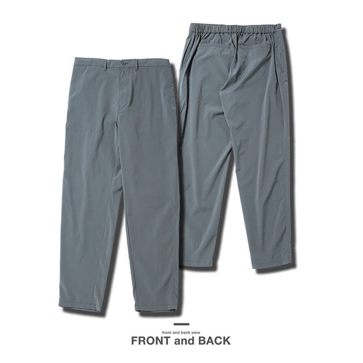 シャカパン メンズ◆ポリエステルタフタテーパードパンツ◆イージーパンツ スラック… | JIGGYS SHOP | 詳細画像8 