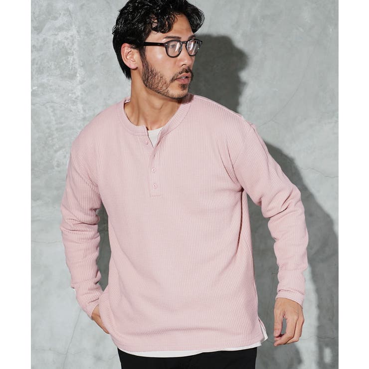 ウェブショップ限定 ヘンリーネック ロングスリーブTシャツ FN