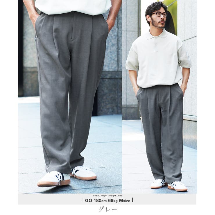 ADRER】extra quality retro wide silhouette pants/エクストラ